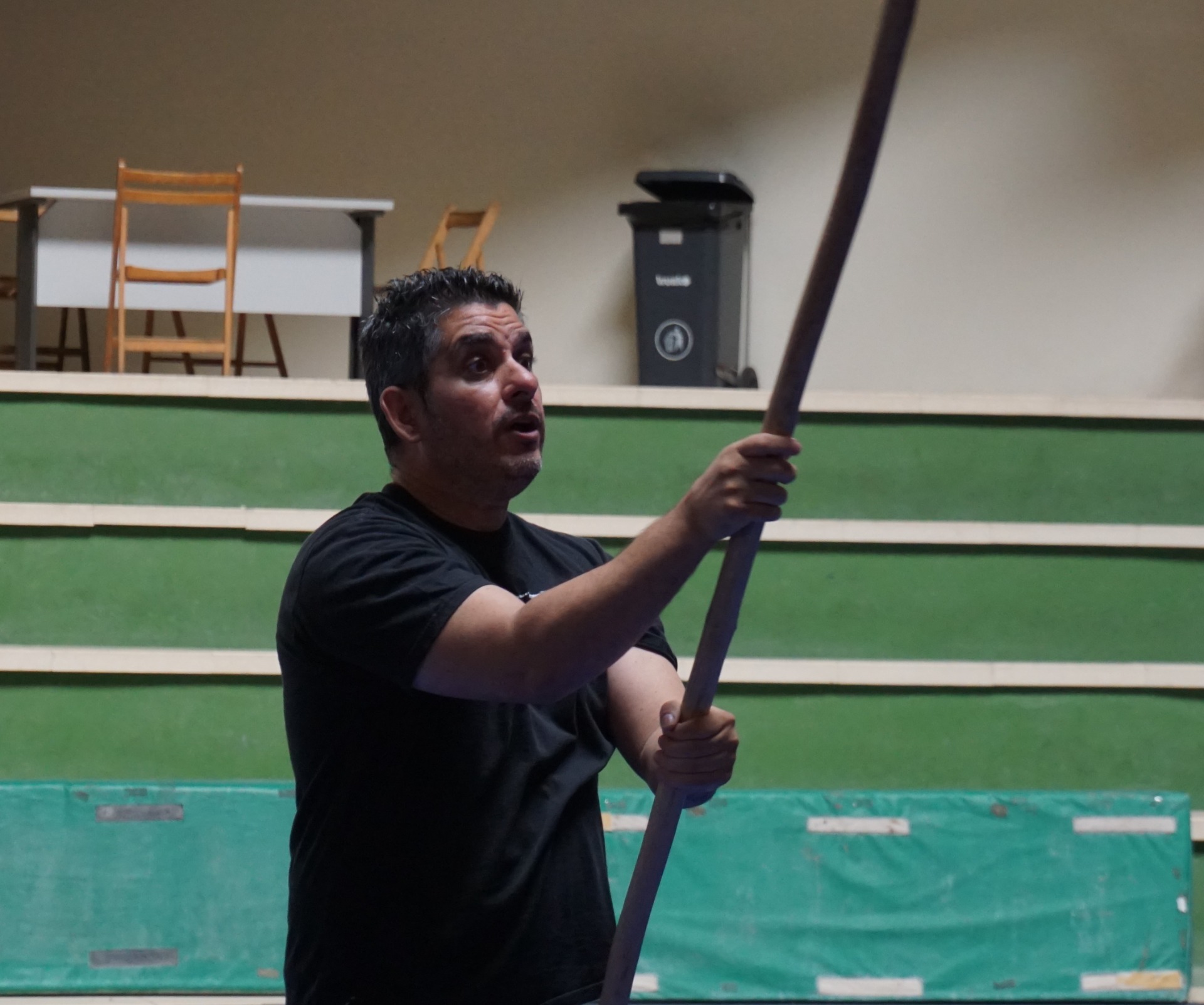 Anatael Palmero, maestro y fundador. Foto: Dácil Palmero